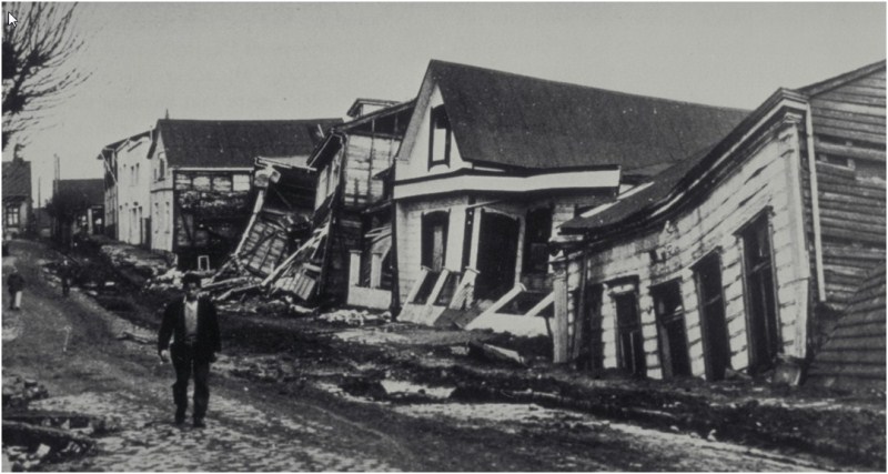 Chilean 1960 Earthquake Damage Chilean 1960 Earthquake Damage