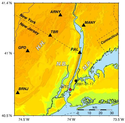 NYC Seismic Stations NYC Seismic Stations